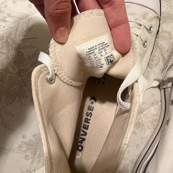 Converse Platform White High-Top Sneakers - Picture 4 of 4